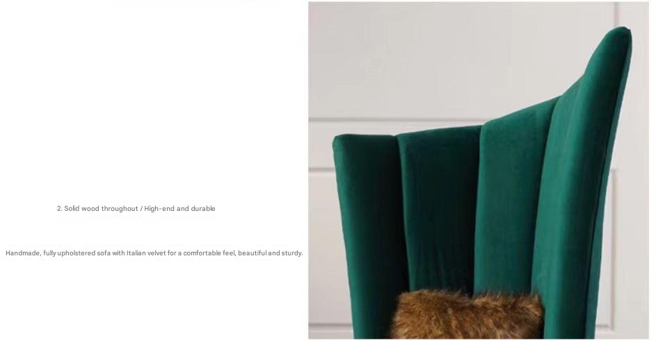 Modern Light Luxury High-Back Lounge Chair