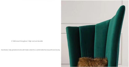 Modern Light Luxury High-Back Lounge Chair
