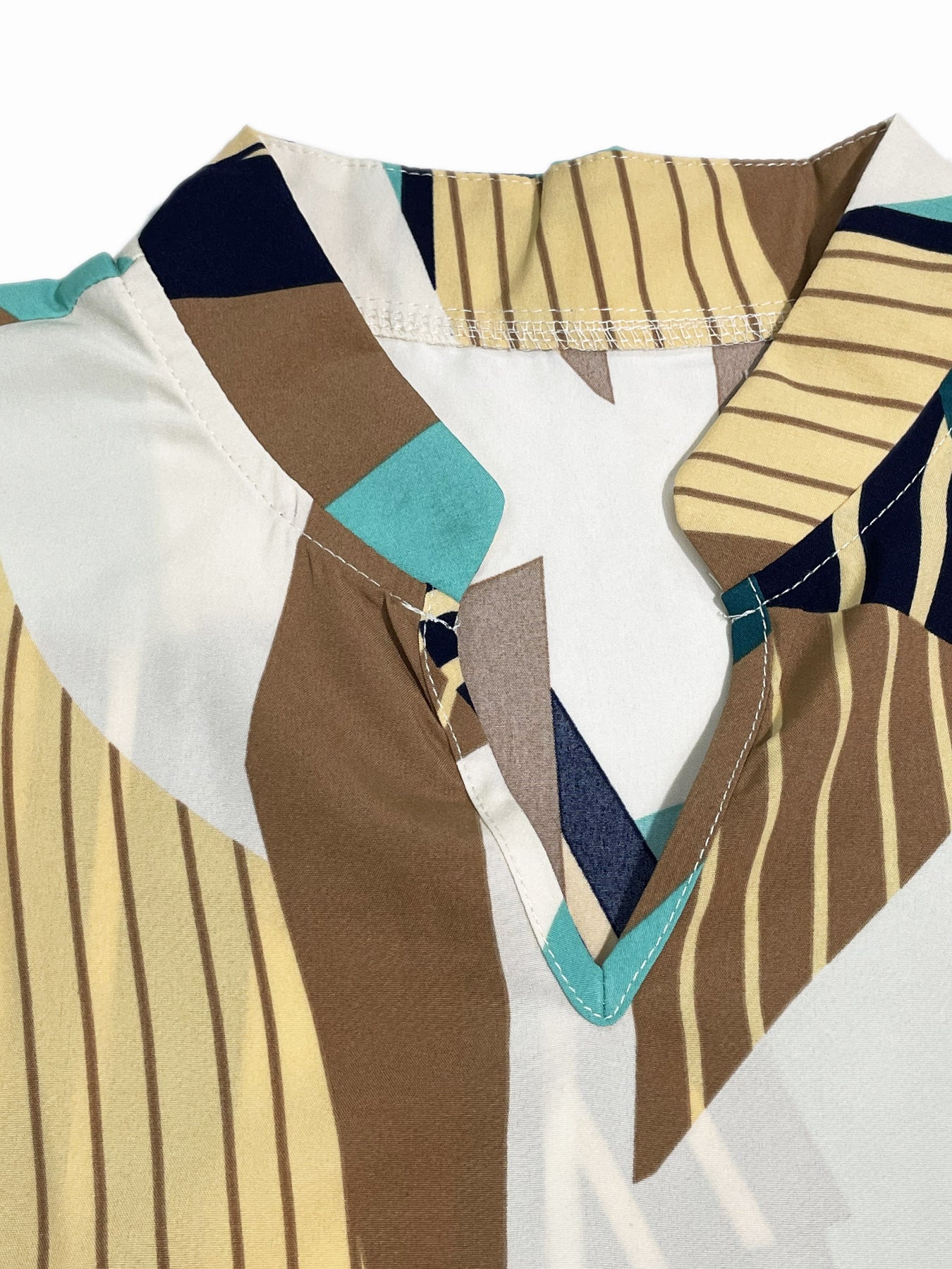 Summer Printed Bat Wing Sleeve Belt Dress