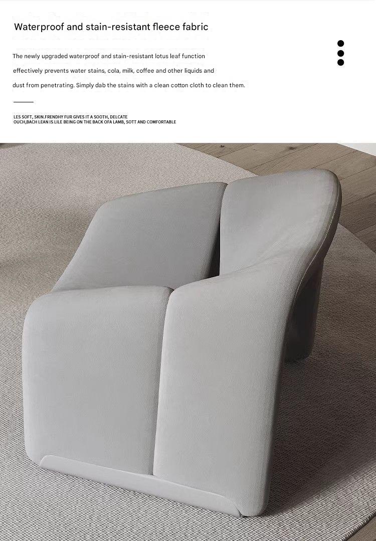 Luxury Casual Lamb Velvet Chair