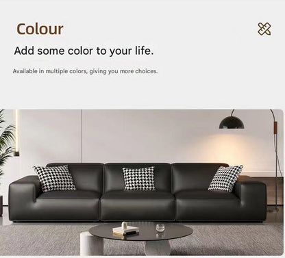 Luxury 3 Seater Leather Sofa