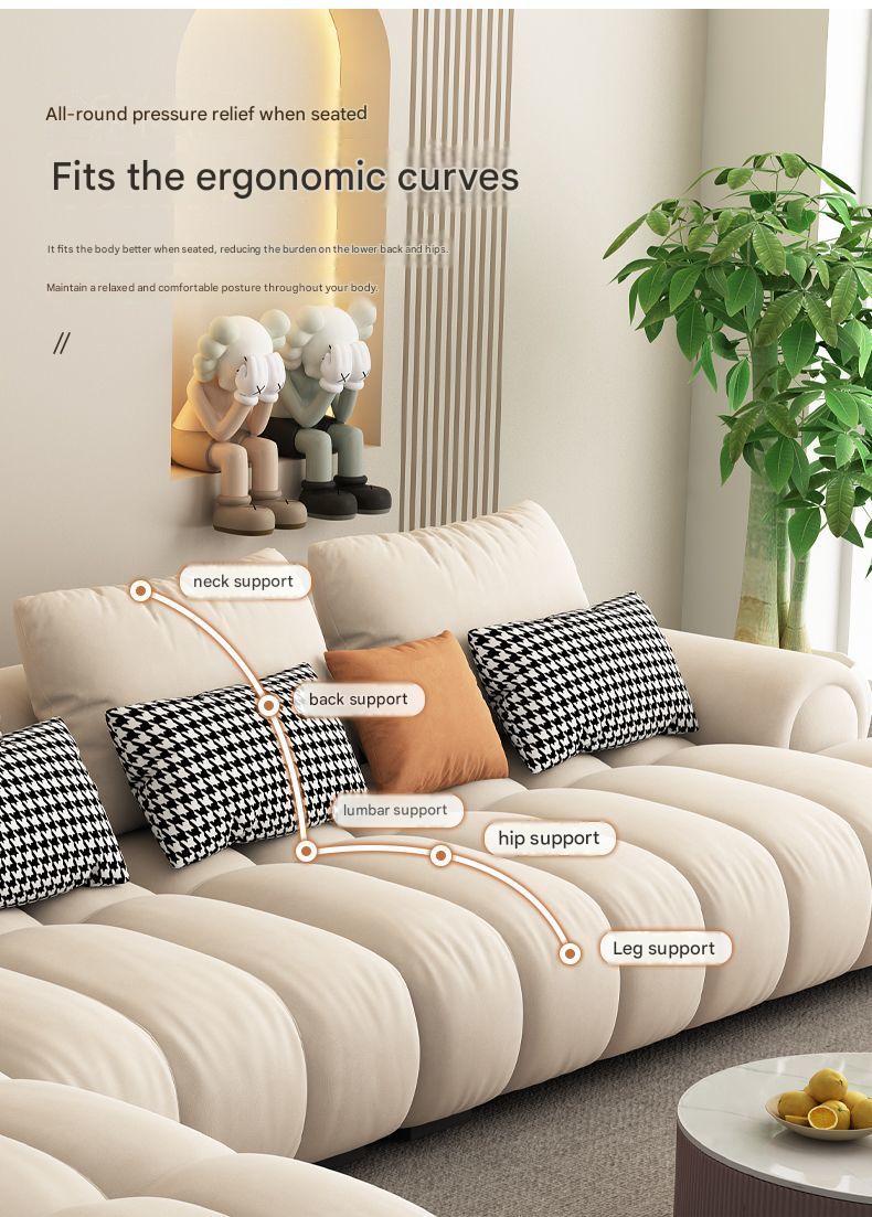Italian Luxury Bubble Sectional Sofa With Ottoman