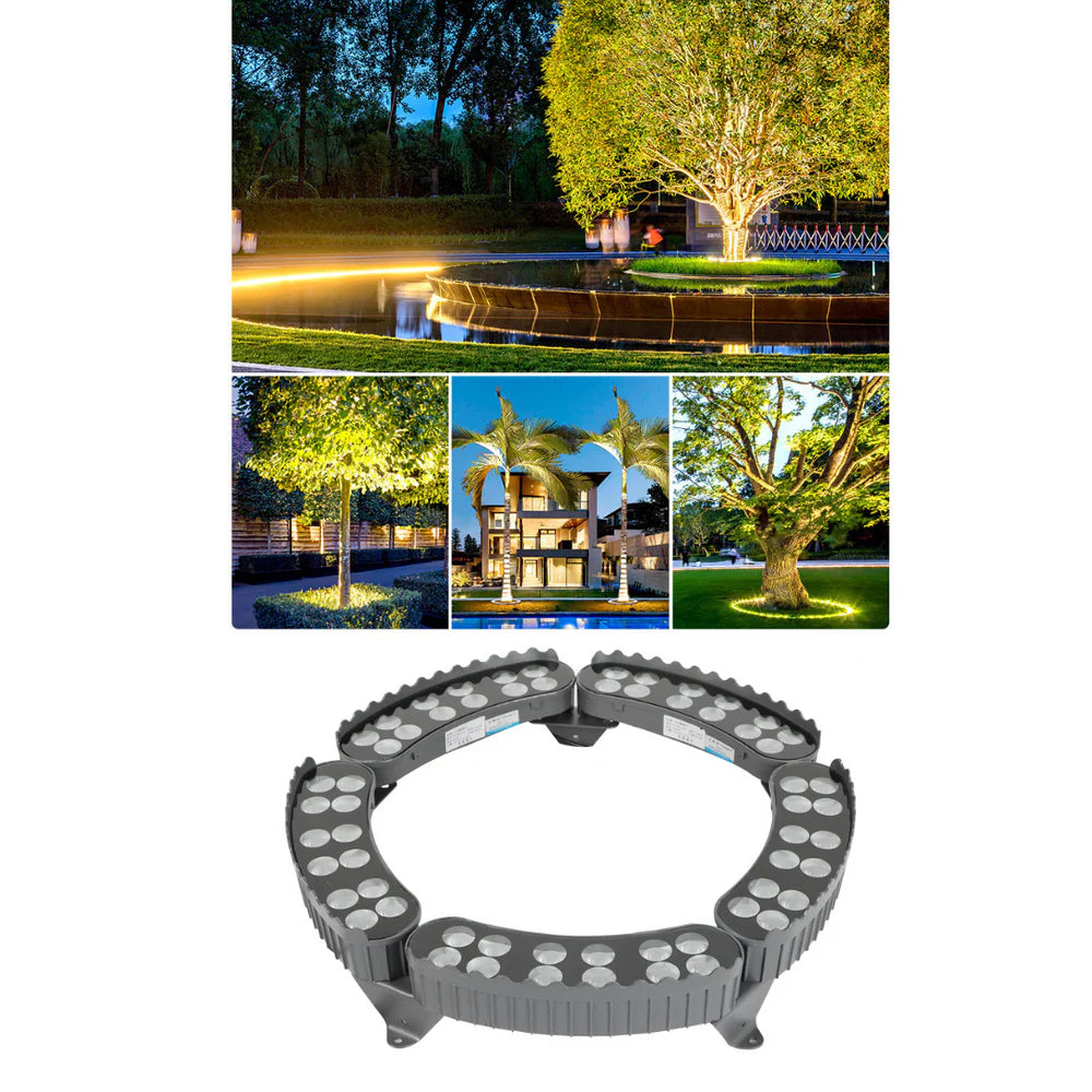 6 LED Heads 72W Outdoor Tree Pole Decor 1