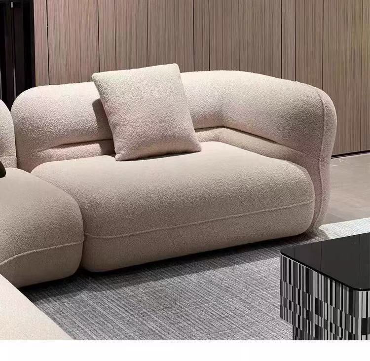Luxury Italian L-Shaped Sectional Sofa Set