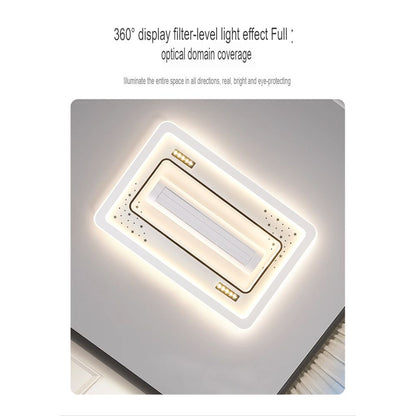 Minimalist Bladeless LED Ceiling Fan