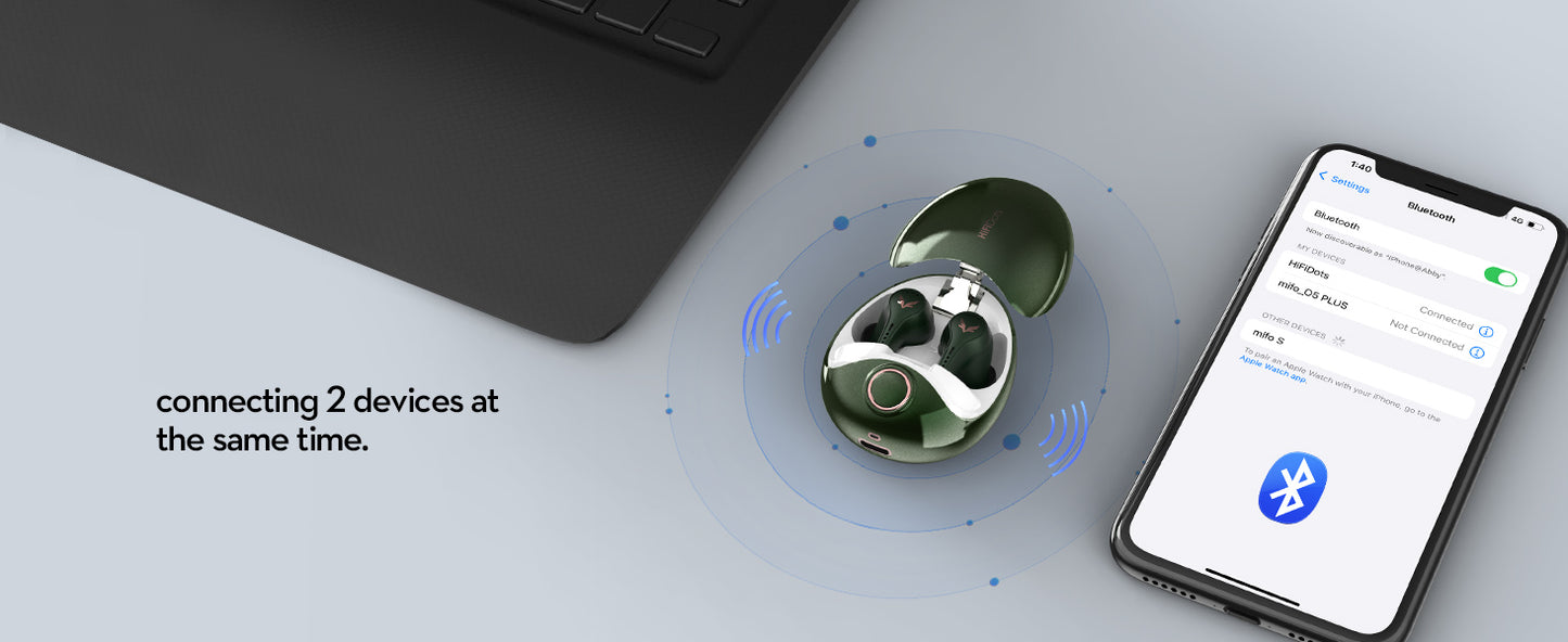 HiFiDots Wireless Bluetooth Headphones tws