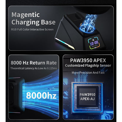 AJ159 APEX Wireless Gaming Mouse With Charging Base