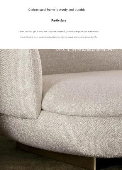 Italian Luxury Curved Sectional Sofa Set