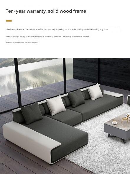 Luxury Modern L Shaped Sectional Sofa Set