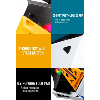 Battleship PC Gaming M-ATX CPU Cabinet Case