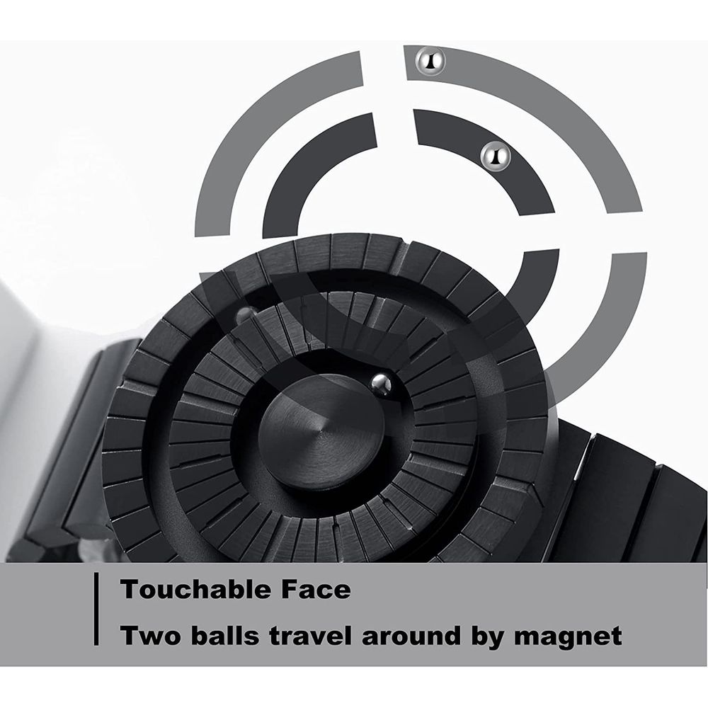 EUTOUR Men's Magnetic Steel Watch