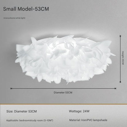 Modern Nordic Petal Bedroom Ceiling Lamp