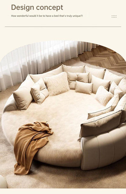 Luxury Round Lounge Sofa Bed