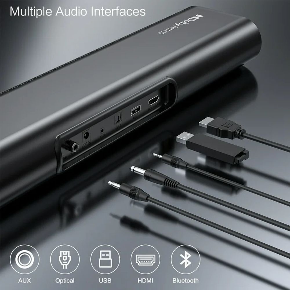 2.1ch Sound Bar Dolby Atmos with Subwoofer