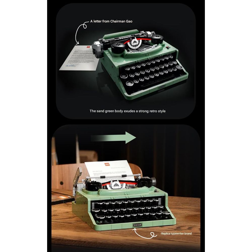 LEGO 21327 Typewriter Building Blocks Set