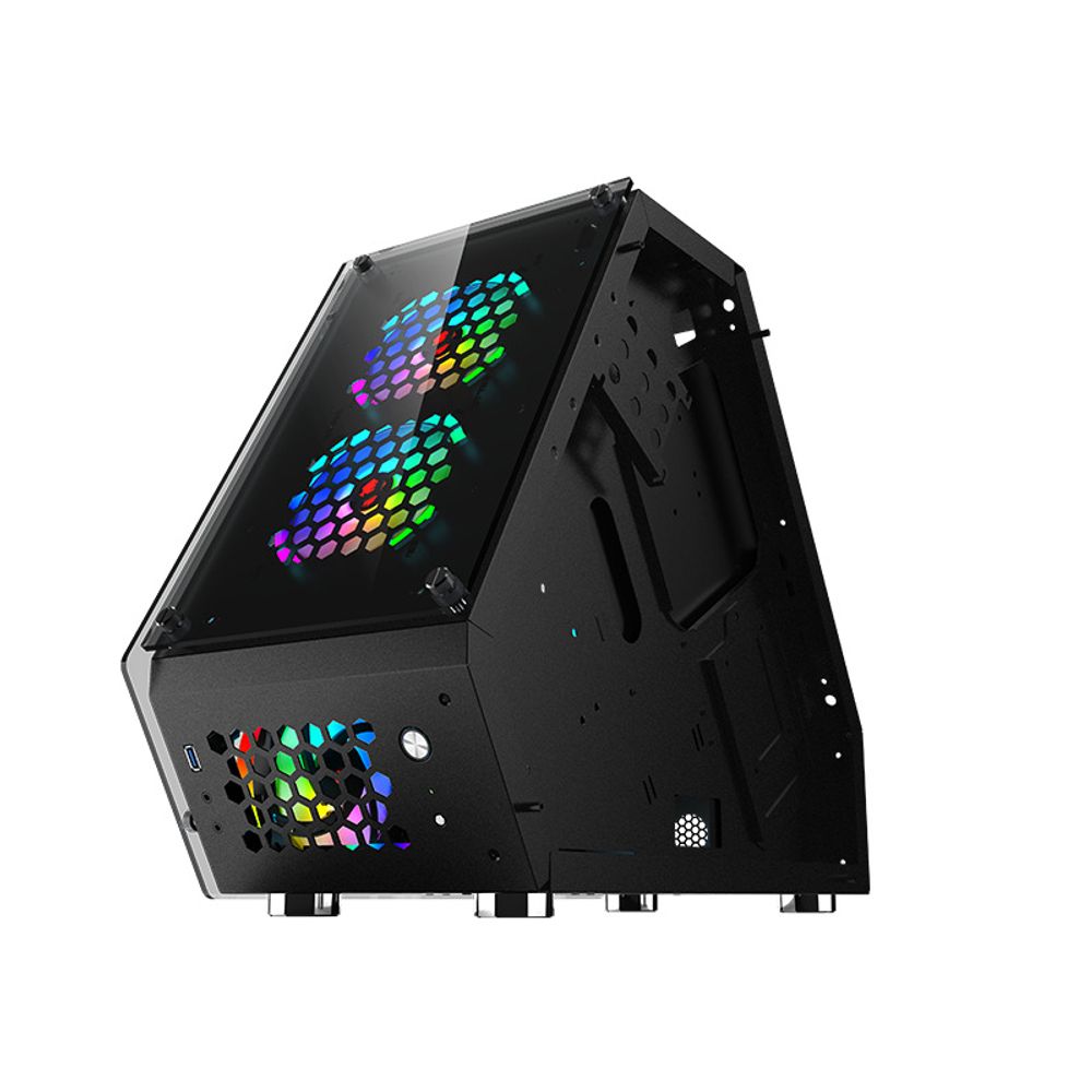 T6 Alien Tank M-ATX CPU Cabinet Case