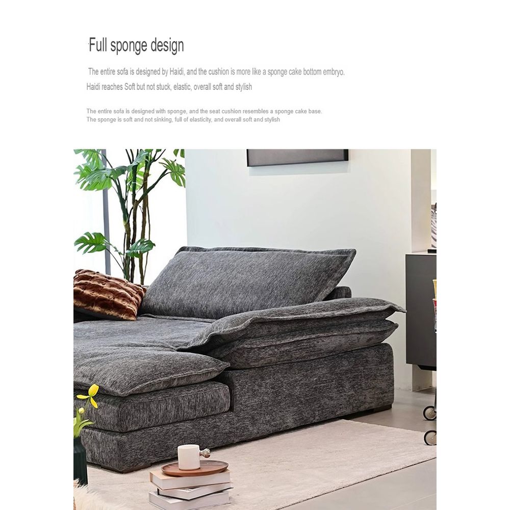 Chenille Fabric Compressed Sofa Bed