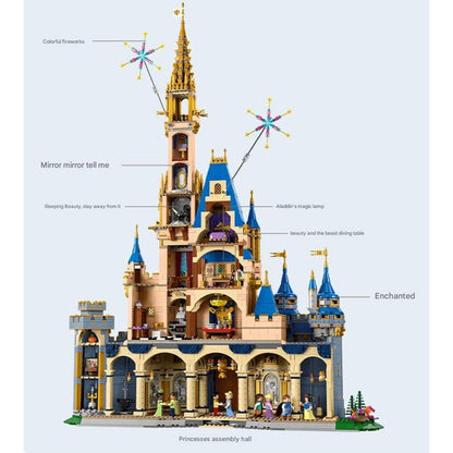 LEGO 43222 Disney Castle Building Blocks Set