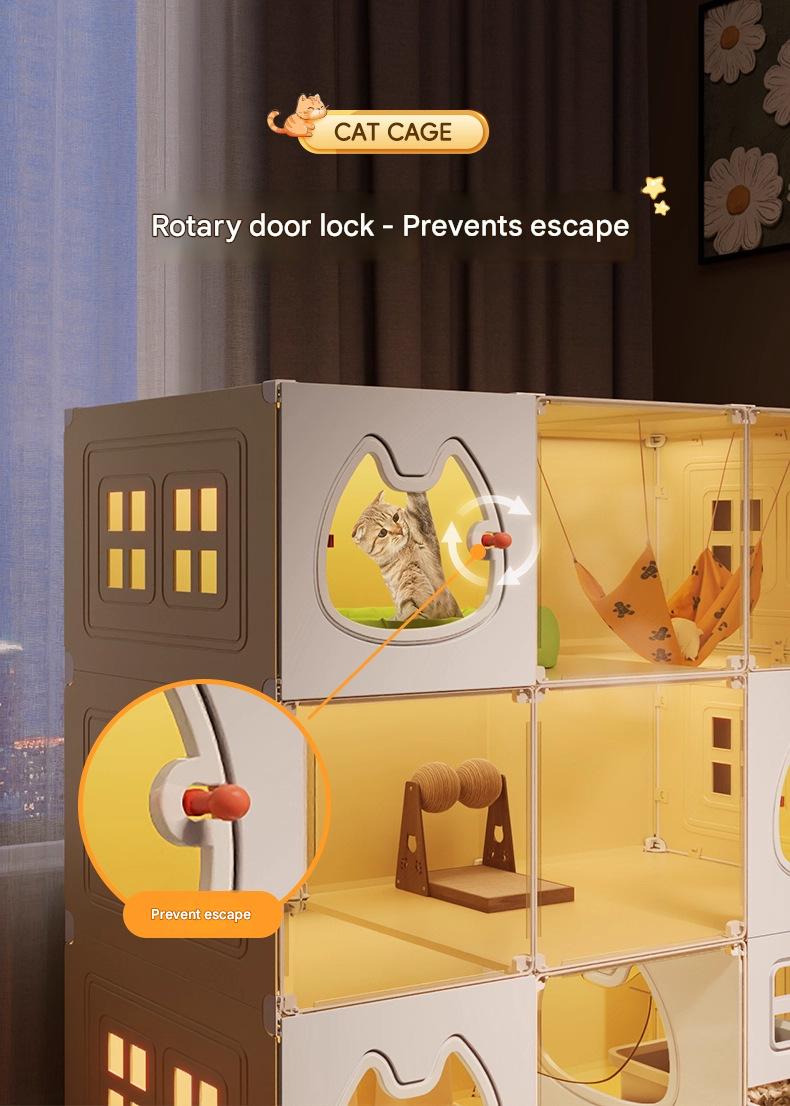Luxury Indoor Multi Layer Cat Cage