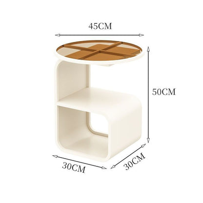Cabinet Small Glass Sofa Side Table
