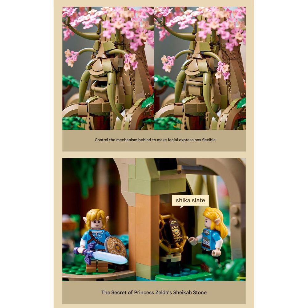 LEGO 77092 The Legend of Zelda Great Deku Tree 2-in-1 Blocks Set