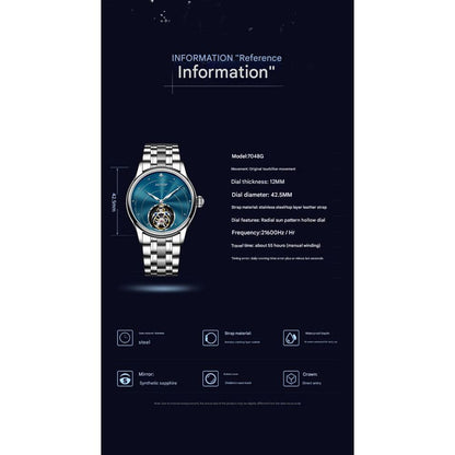 AESOP Luminous Waterproof Mechanical Men's Watch