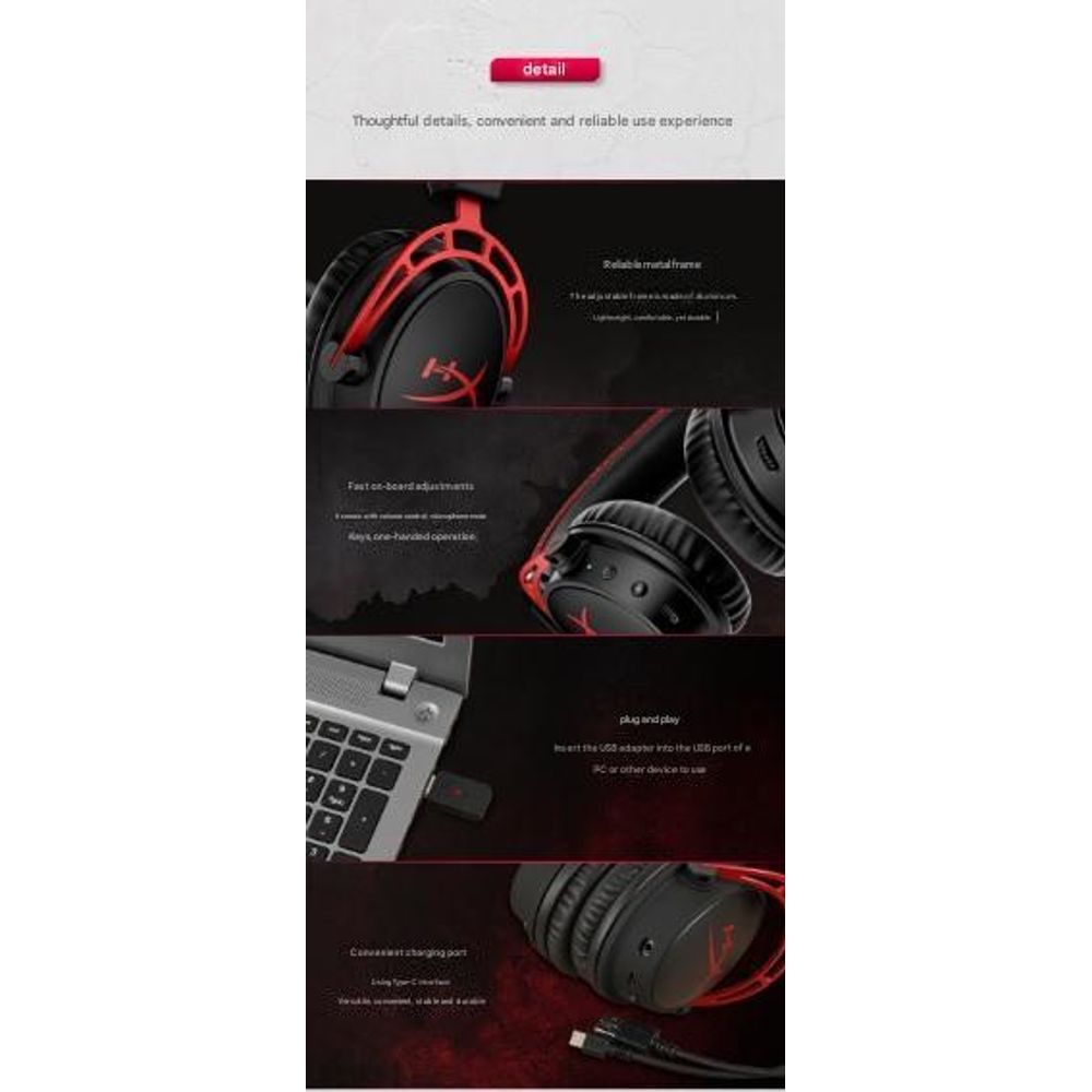 HYPERX Alpha Wireless Gaming Headset