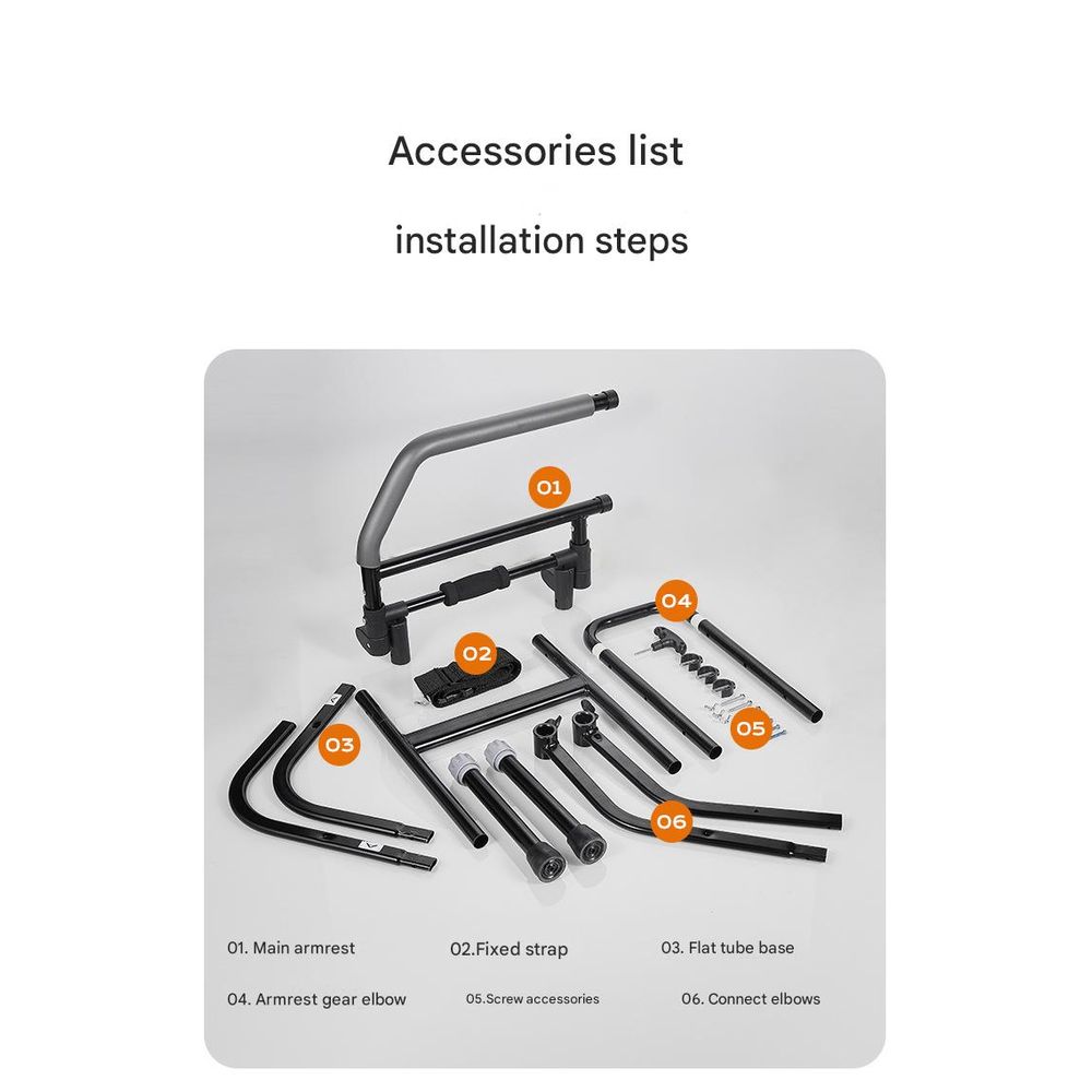 Elderly Bedside Safety Rail & Support Aid Stand