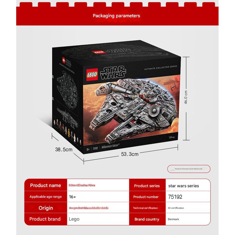 LEGO 75192 UCS Star Wars Millennium Falcon Building Block Set