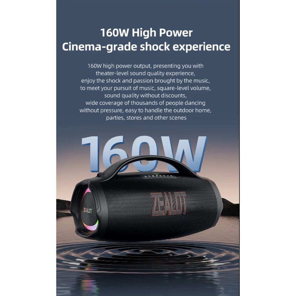 Fanatic S98 High Power 160W Bluetooth Speaker
