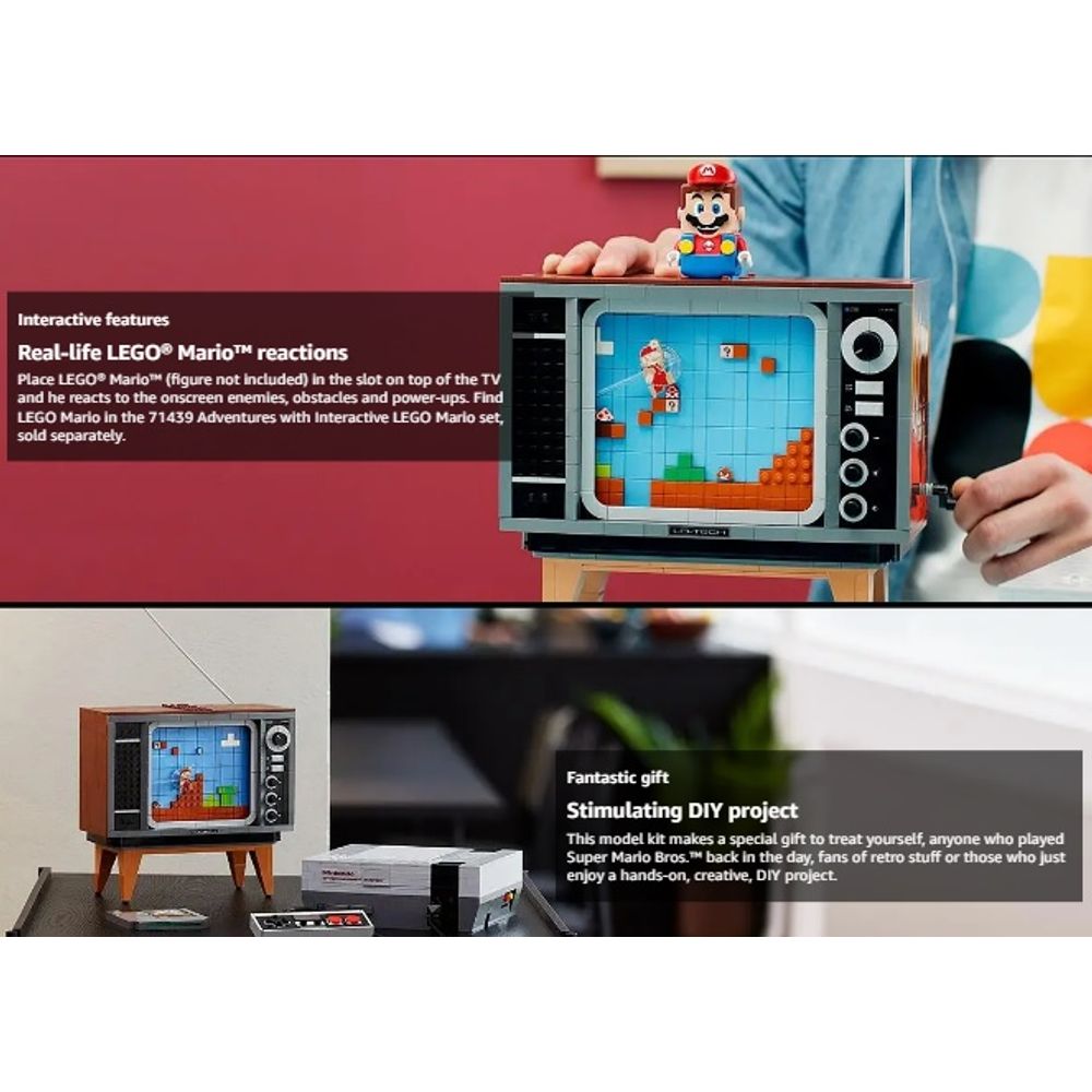 LEGO Nintendo Entertainment System 71374 NES Building Kit