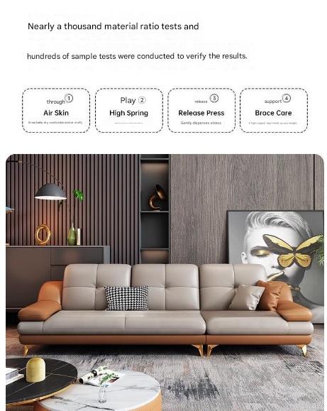 Italian Luxury Leather Sofa