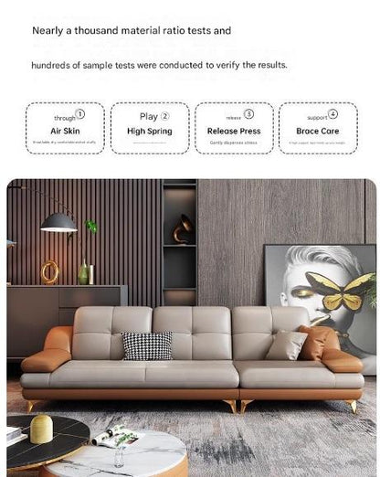 Italian Luxury Leather Sofa