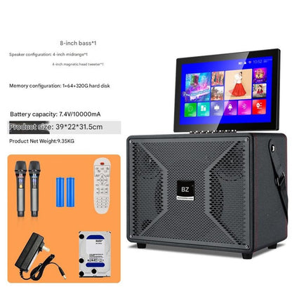 Outdoor Karaoke KTV All-in-One Speaker with Mic