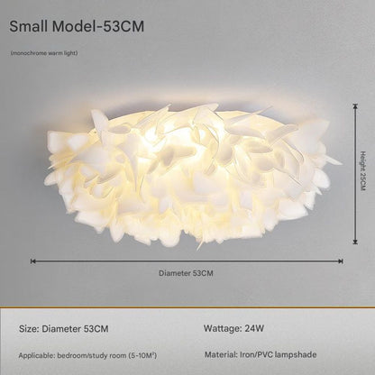 Modern Nordic Petal Bedroom Ceiling Lamp