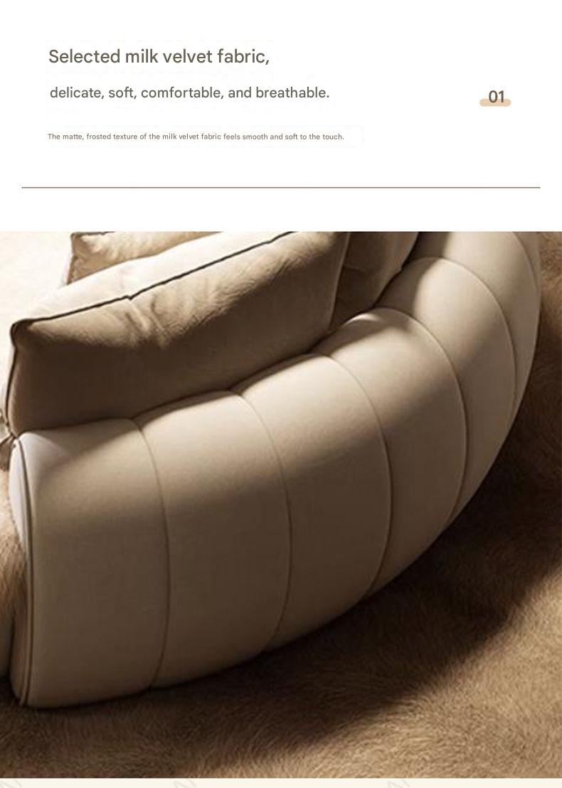 Luxury Round Lounge Sofa Bed