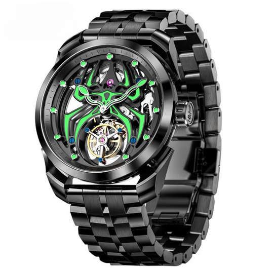 IDEALKNIGHT Spider Luminous Tourbillon Mechanical Mens Watch