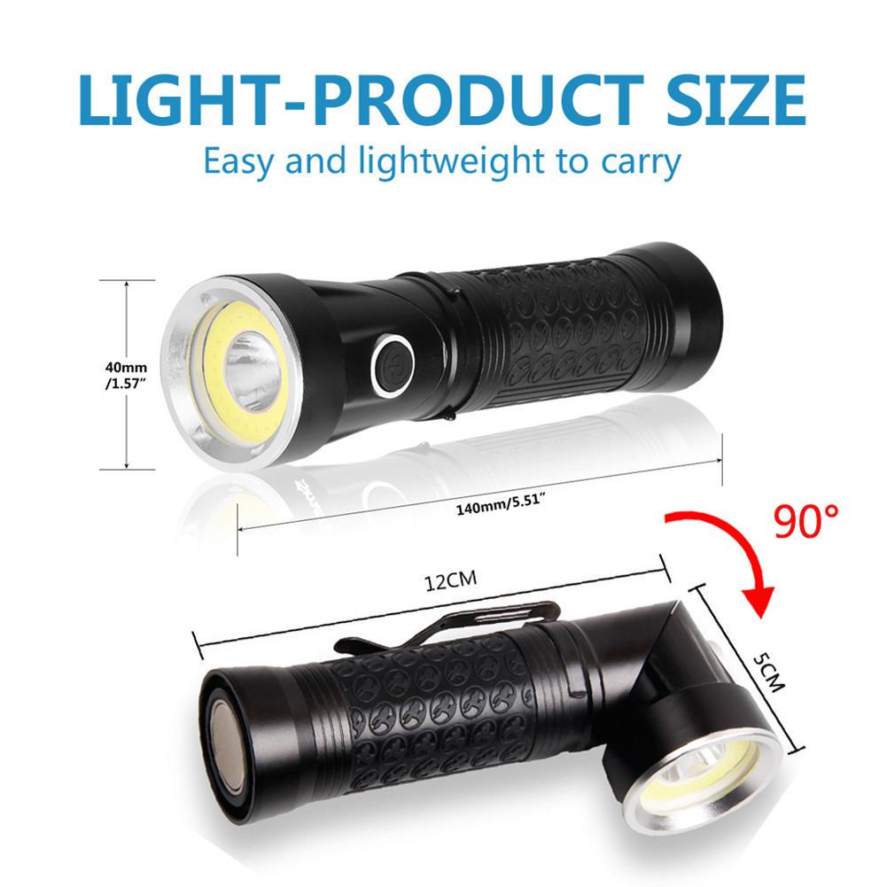 XML T6 Rotating Head Flashlight