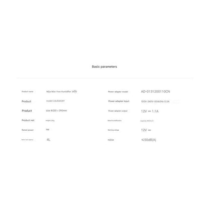 Xiaomi Mist Free Humidifier 3 400 ml/h