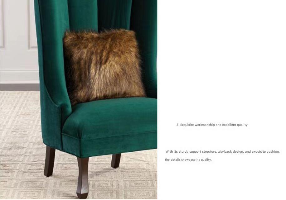 Modern Light Luxury High-Back Lounge Chair
