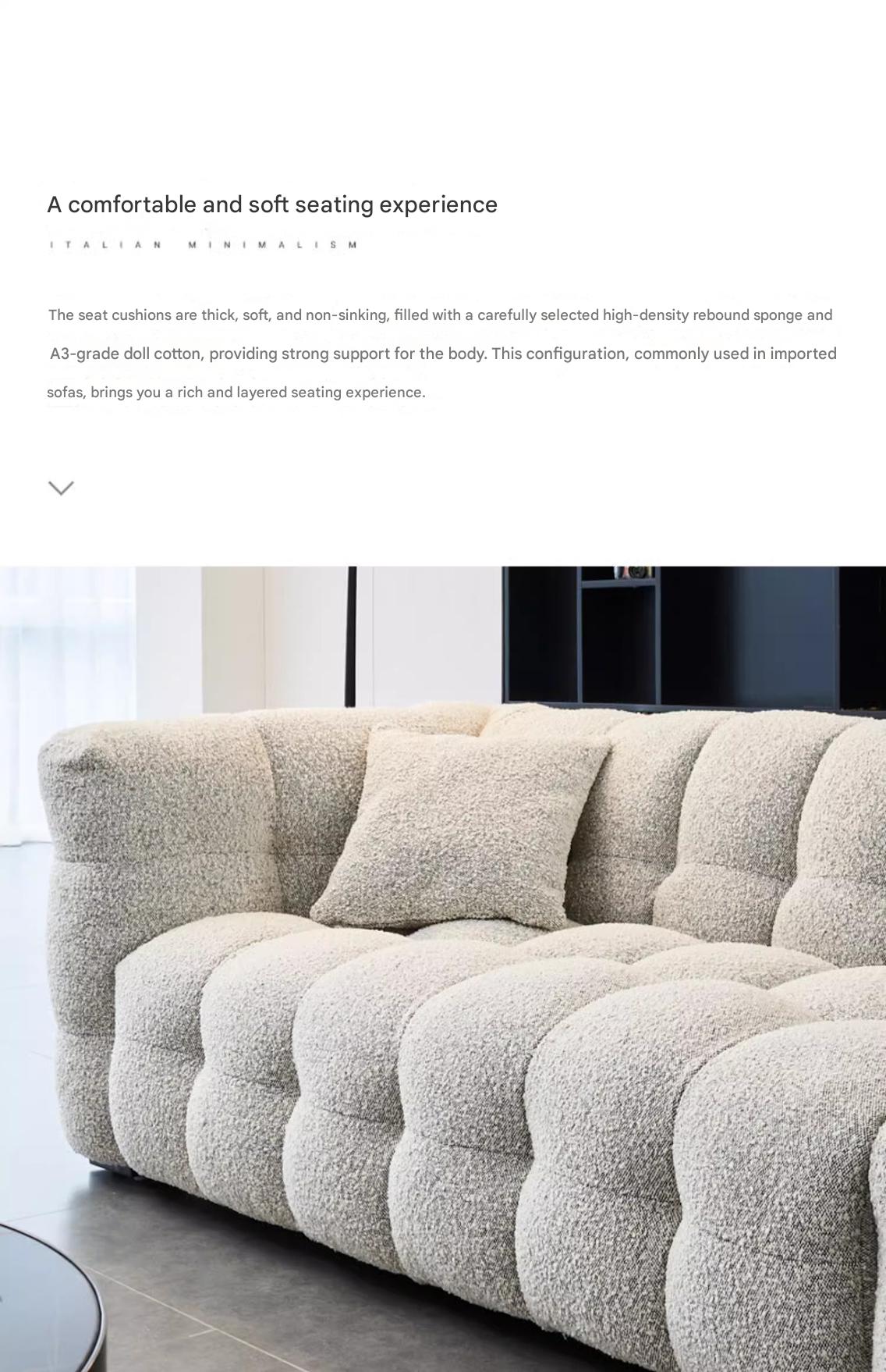 Luxury French Lambswool Sofa