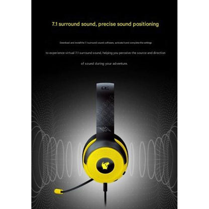 Razer Pokemon Pikachu Wired Headset With Microphone