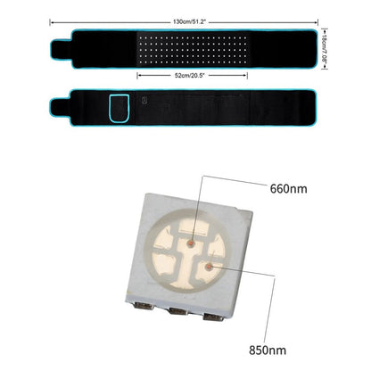 850 Red Light Waist Therapy Belt