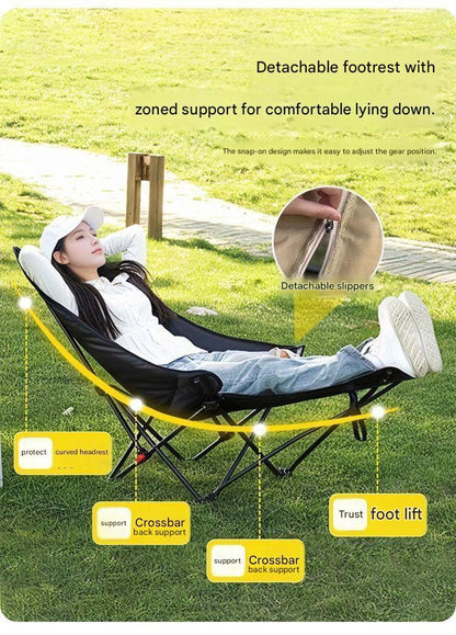 Outdoor Portable Folding Adjustable Nap Lounge Chair