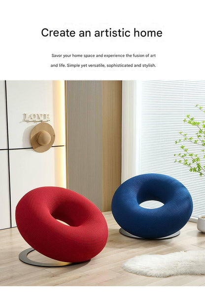 Modern Donut Swivel Single Lazy Sofa Chair