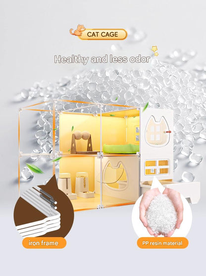 Luxury Indoor Multi Layer Cat Cage
