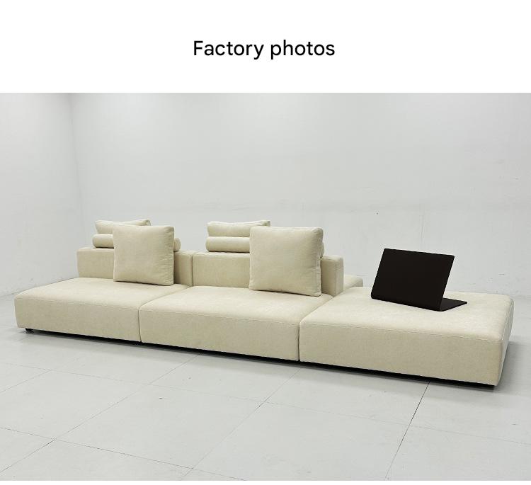Luxury Modular Large Flat Fabric Sofa Set