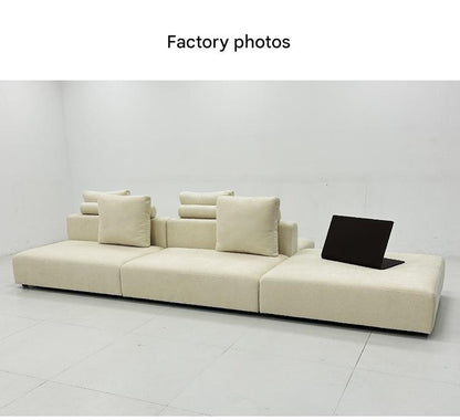 Luxury Modular Large Flat Fabric Sofa Set