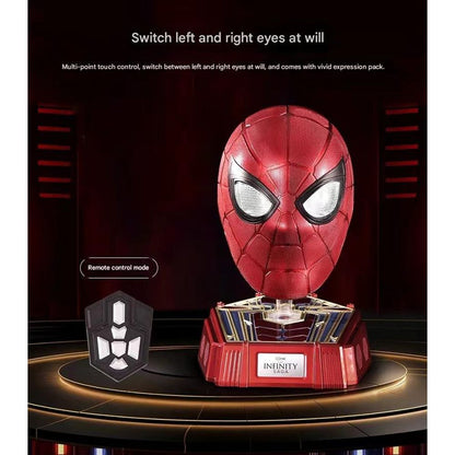 Iron Spiderman 1:1 Wearable Helmet with Display Base