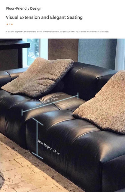 Italian Luxury Leather Sofa